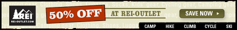 468x60 REI Outlet 50% Off